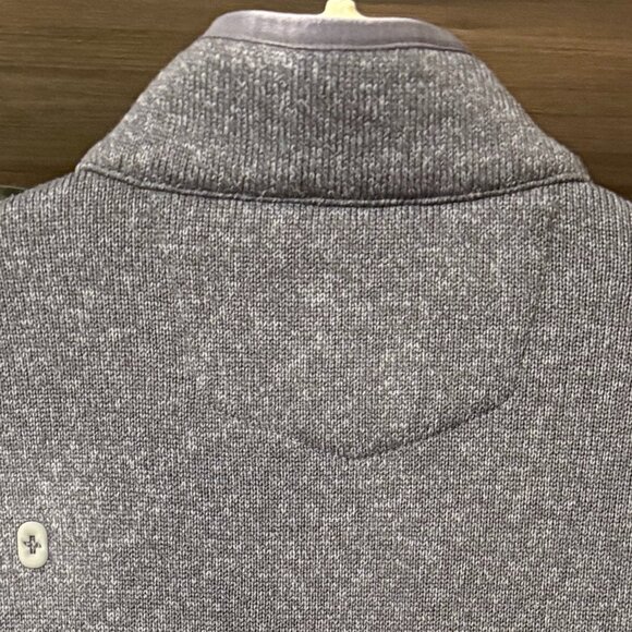 FIGS On-shift Sweater Knit Vest - Heather Dark Charcoal -Medium - Picture 3 of 8